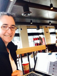 Selfie at Starbucks #Selfie Sarah Auerswald