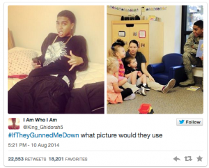 #Iftheygunnedmedown hashtag photo