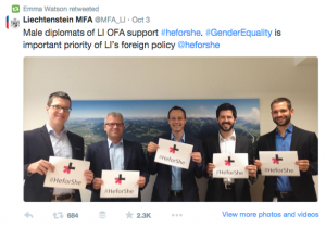 Diplomats with #HeForShe