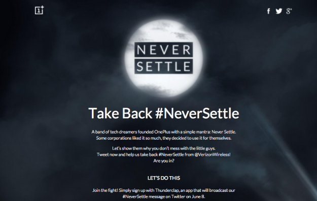 OnePlus #NeverSettle Campaign